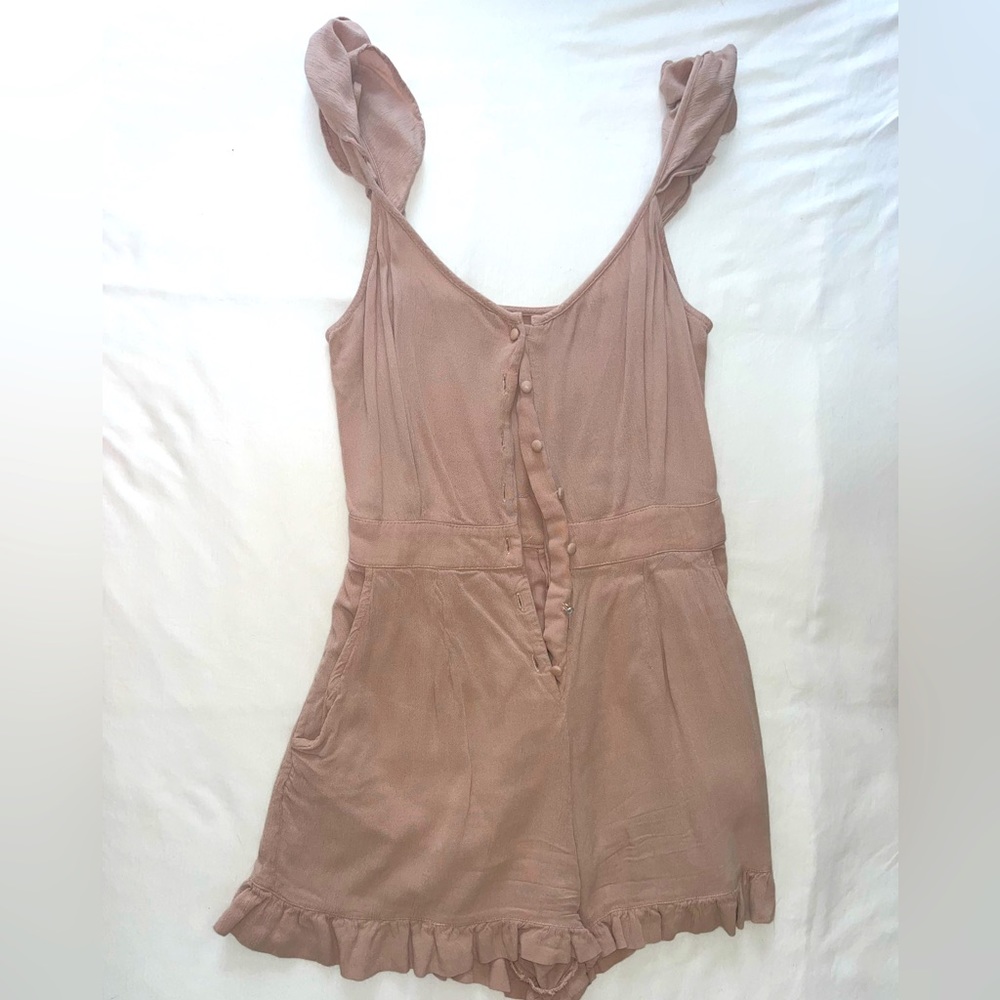 Urban outfitters pink romper